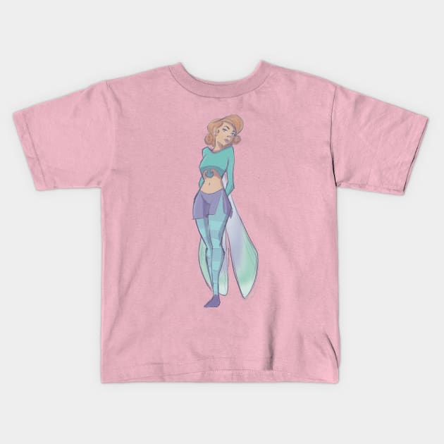 Irma W.i.t.c.h. Kids T-Shirt by Krismilla 